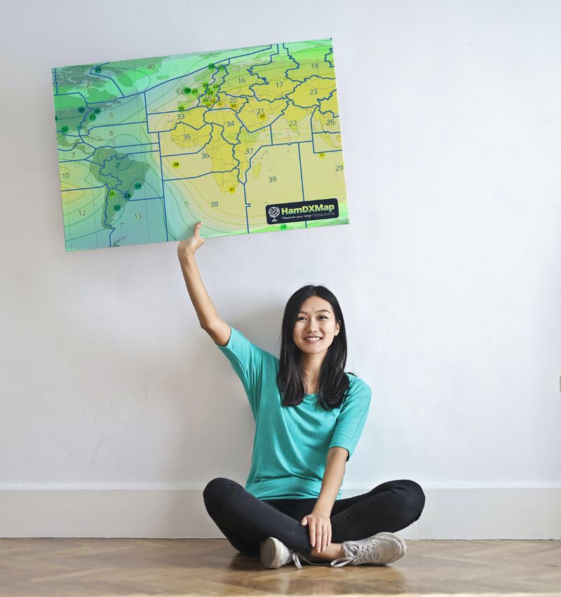 MUF map poster on the wall